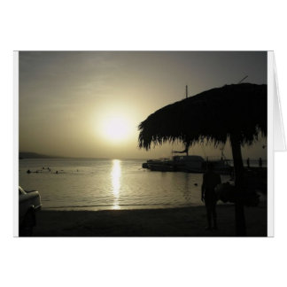 ocho rios sunset hälsningskort