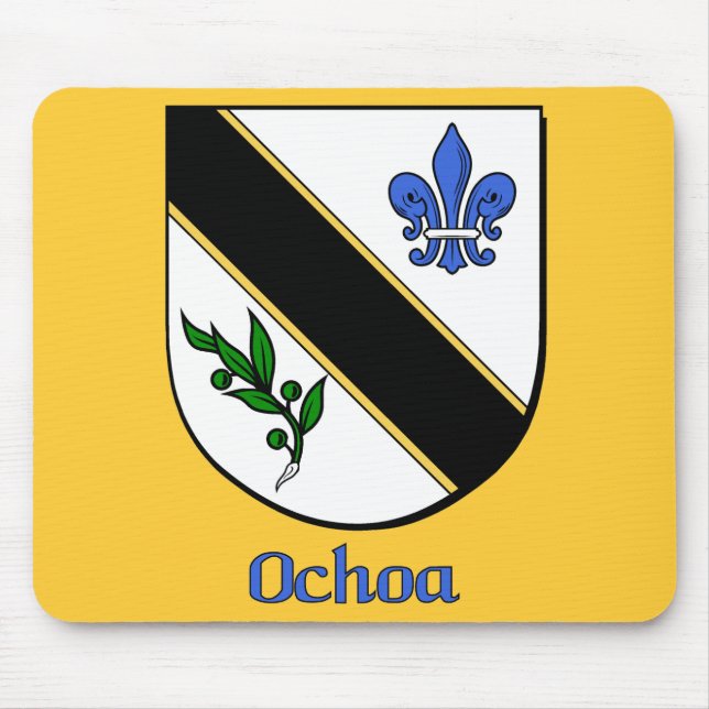 Ochoa Family Shield Mousepad Musmatta (Framsidan)