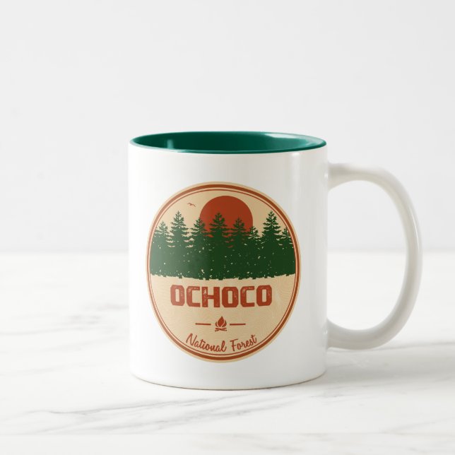 Ochoklo National Forest Två-Tonad Mugg (Höger)