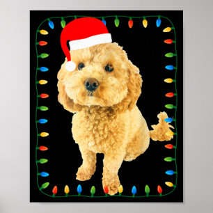 Ochon Valp Hund Julfest Bicho Bichon Odle Poster