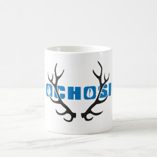 Ochosi-jägare med kantler mugg