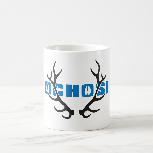 Ochosi-jägare med kantler mugg (Center)