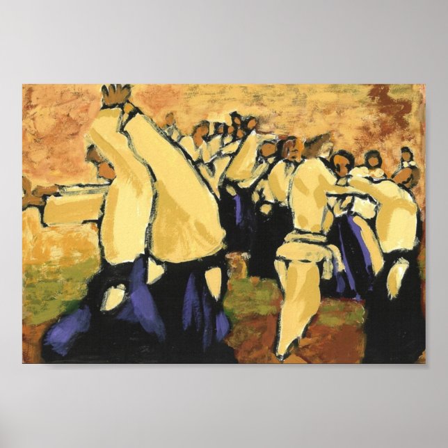 Ochre Aikido Seminar Sketch Poster (Framsidan)