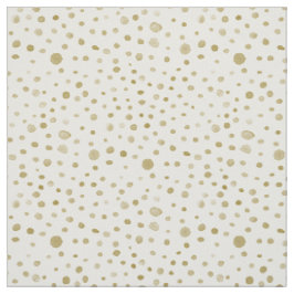 Ochre Confetti Watercolor Dots Fabric Tyg