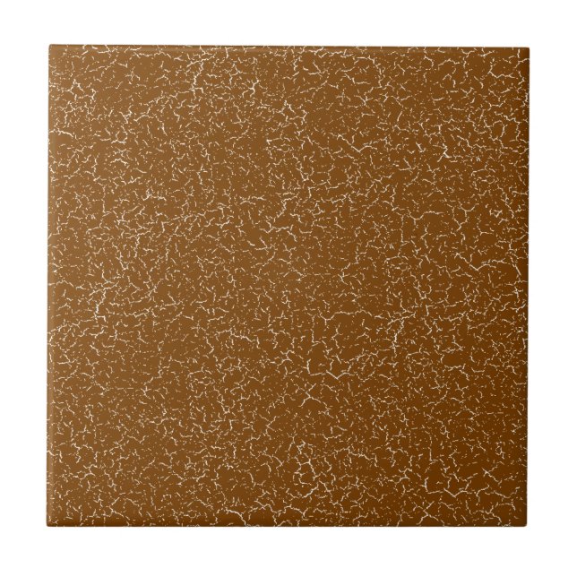 Ochre Crackle Glaze Solid Färg Tile Kakelplatta (Framsidan)