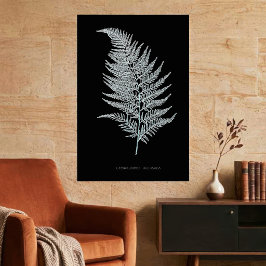 Ochre Fern Frond, Gymnogramma Ochracea Poster