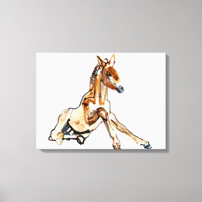 Ochre Foal Canvastryck (Framsida)