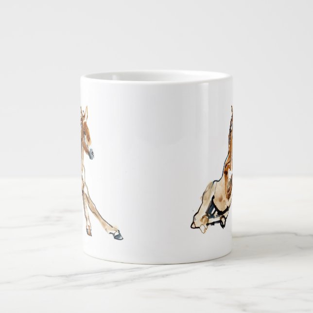 Ochre Foal Jumbo Mugg (Framsidan)
