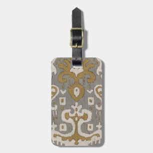 Ochre Ikat I Bagagebricka