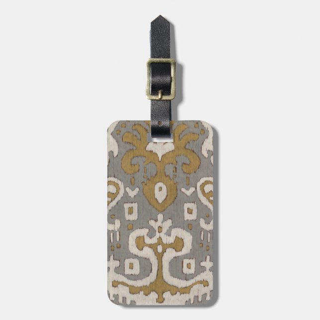 Ochre Ikat I Bagagebricka (Vertikal Framsida)