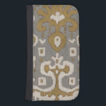 Ochre Ikat I Galaxy S4 Plånboksfodral<br><div class="desc">Mönster</div>