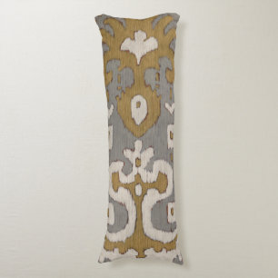 Ochre Ikat I Kroppskudde