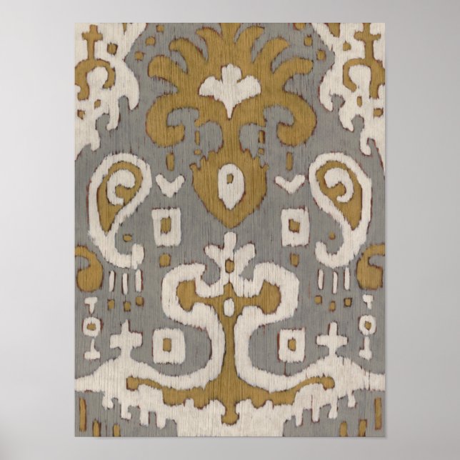 Ochre Ikat I Poster (Framsidan)