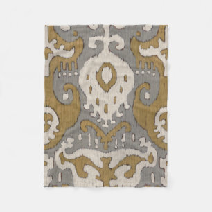 Ochre Ikat II Fleecefilt