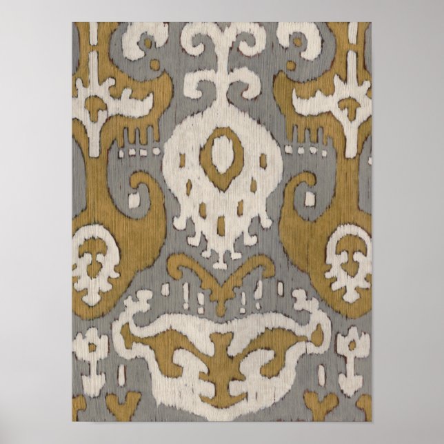 Ochre Ikat II Poster (Framsidan)