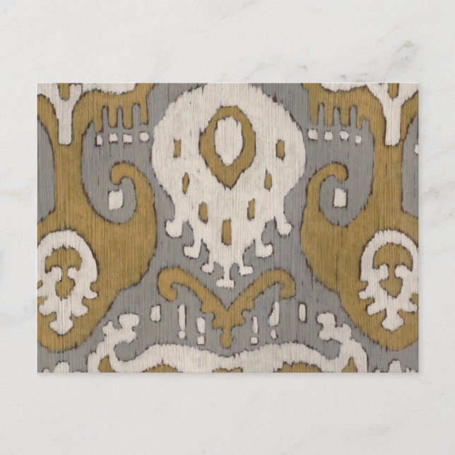 Ochre Ikat II Vykort (Framsida)