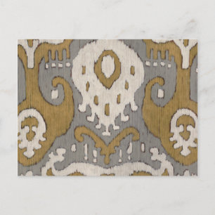 Ochre Ikat II Vykort