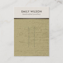 OCHRE KRAFT WHITE DOTS HAIR CLIP VISNING CARD