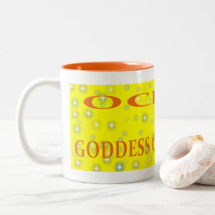 Ochun Goddess flod Stars Två-Tonad Mugg