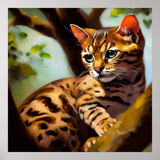 Ocicat Cat Poster (Framsidan)