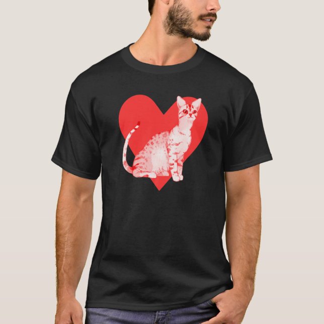 Ocicat Cat T Shirt (Framsida)