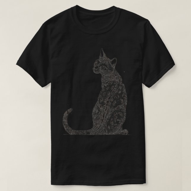 Ocicat Tabby katt T Shirt (Design framsida)