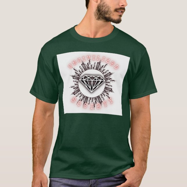 Ociviliserad Diamond City retro T Shirt (Framsida)