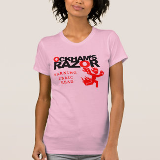 Ockhams rakknivkvinna skjorta för Craic Head Tee Shirt