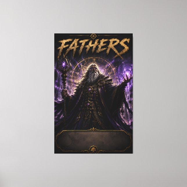 Ockult Fader Trollkarl Canvas (Framsida)