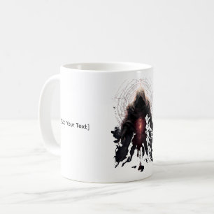 Ockult figur Mörk konst Kaffemugg