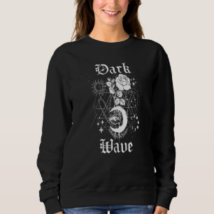 Ockult Goth Måne Gothic Punk Grunge Mörk Våg T Shirt
