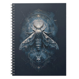 Ockult Moth-skräppbok Journal Anteckningsbok