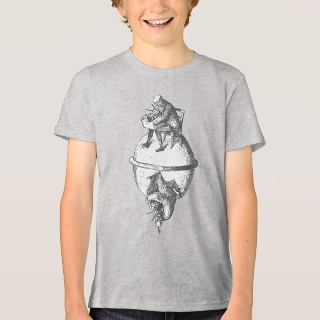 Ockult Pasilalinisk-sympatetisk Kompasssnäcka T Shirt (Framsida)