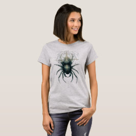 Ockult Spindel Mystisk Geometri Mörk Dam T-Shirt