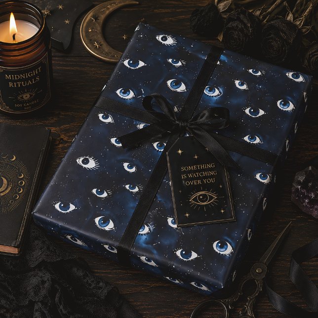 Ockulta allseende ögon Celestial Gothic Presentpapper (Skapare uppladdad)