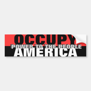 OCKUPERA AMERIKAS MAKT TILL FOLKET BILDEKAL