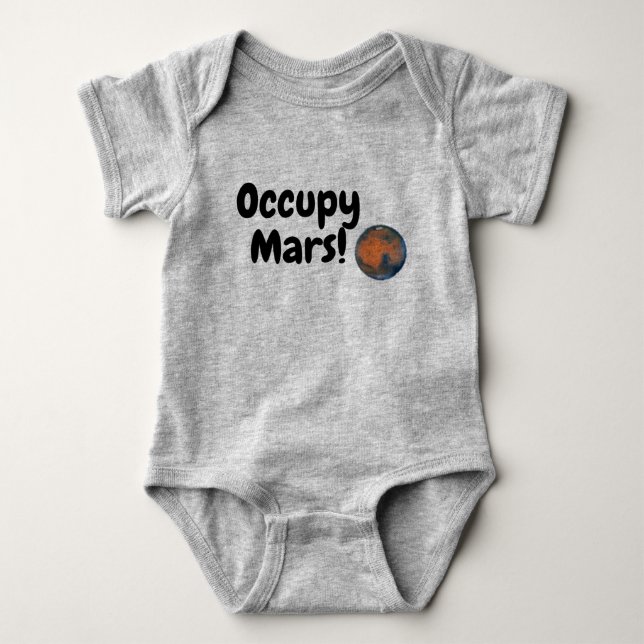 Ockupera Mars planeten T Shirt (Framsida)