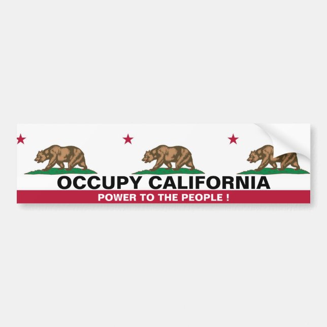 OCKUPY CALIFORNIA POWER TO FOLK BILDEKAL (Framsidan)