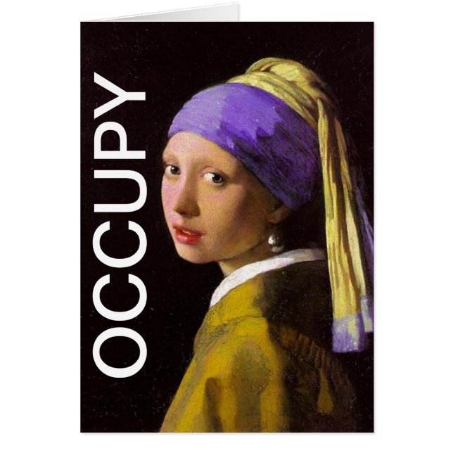 OCKUPY HÄLSNINGSKORT (Framsidan)