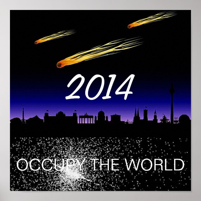 OCKUPY THE WORLD 2014 POSTER (Framsidan)