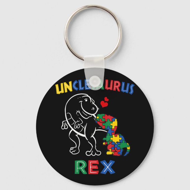 Oclesaurus Rex - Perfekt för morbror eller tito so Nyckelring (Framsida)