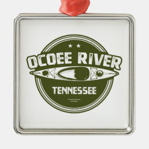 Ocoee River, Tennessee Julgransprydnad Metall