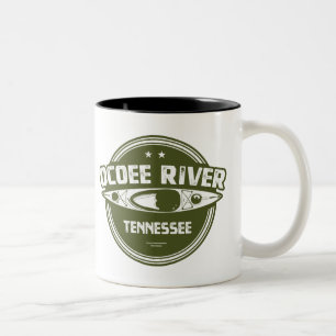 Ocoee River, Tennessee Två-Tonad Mugg