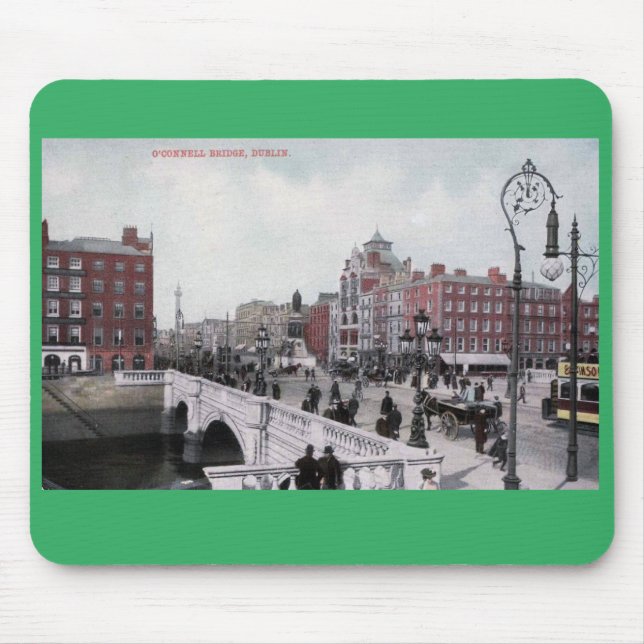 O'Connell Bridge, Dublin, Irland, Vintage Stil M Musmatta (Framsidan)