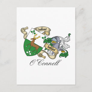 O'Connell Family Crest Vykort