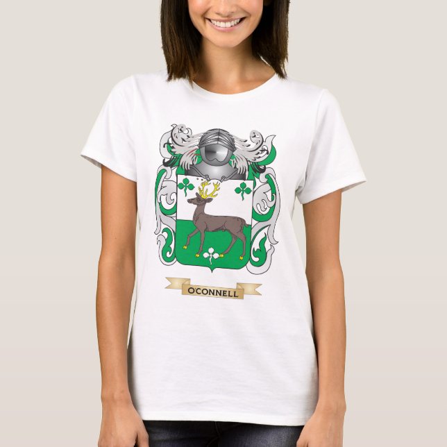 O'Connell vapensköld (familjvapenskölden) Tee Shirt (Framsida)