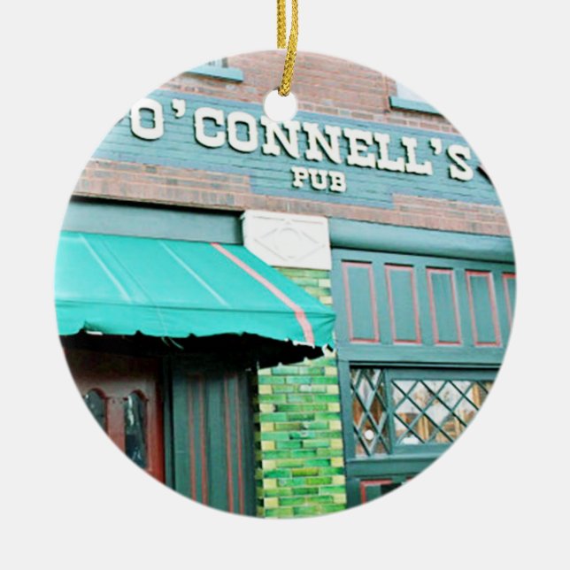 O'Connell's, Irish Pub, St Louis Julgransprydnad Keramik (Framsidan)