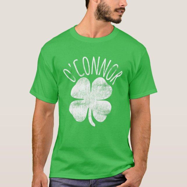 O'connor Family Namn Matching St. Patrick's Day Ir T Shirt (Framsida)