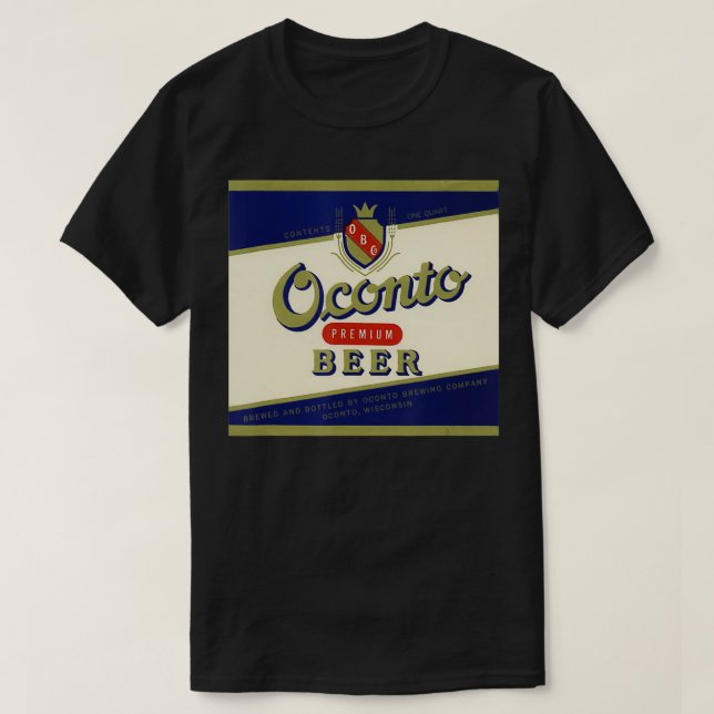 Oconto Beer T Shirt (Design framsida)