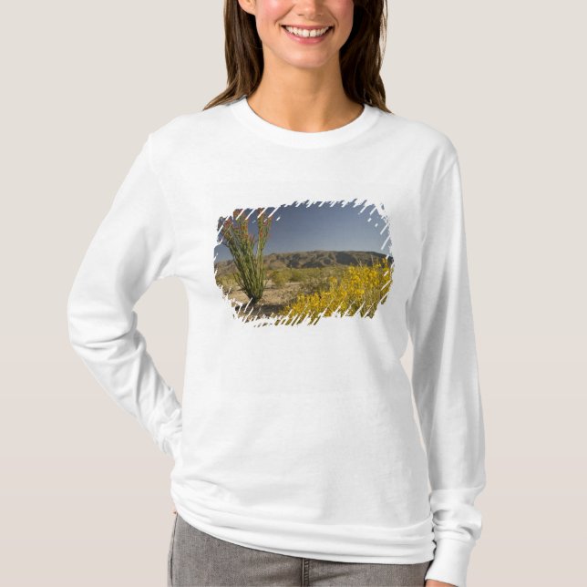 Ocotillo och ökensenna t-shirt (Framsida)